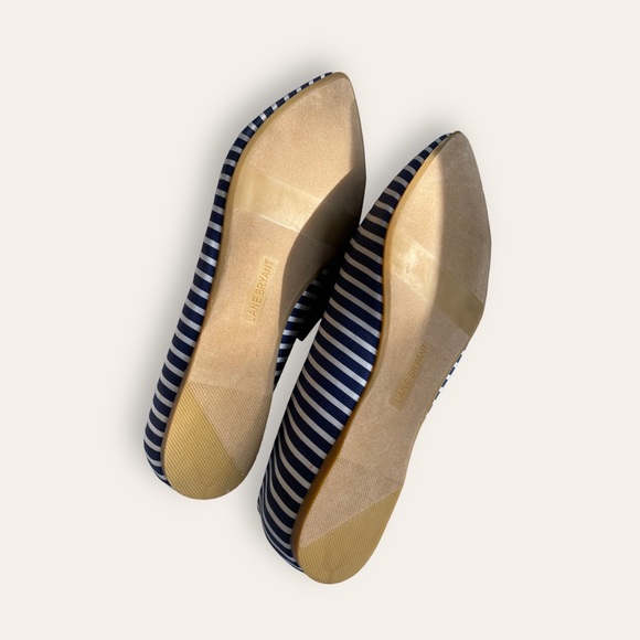 NWT, Lane Bryant Navy and White Striped Flat, Size 12W - Picture 2 of 8